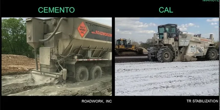 Illustrative image of Lime and cement stabilization in Ballarat